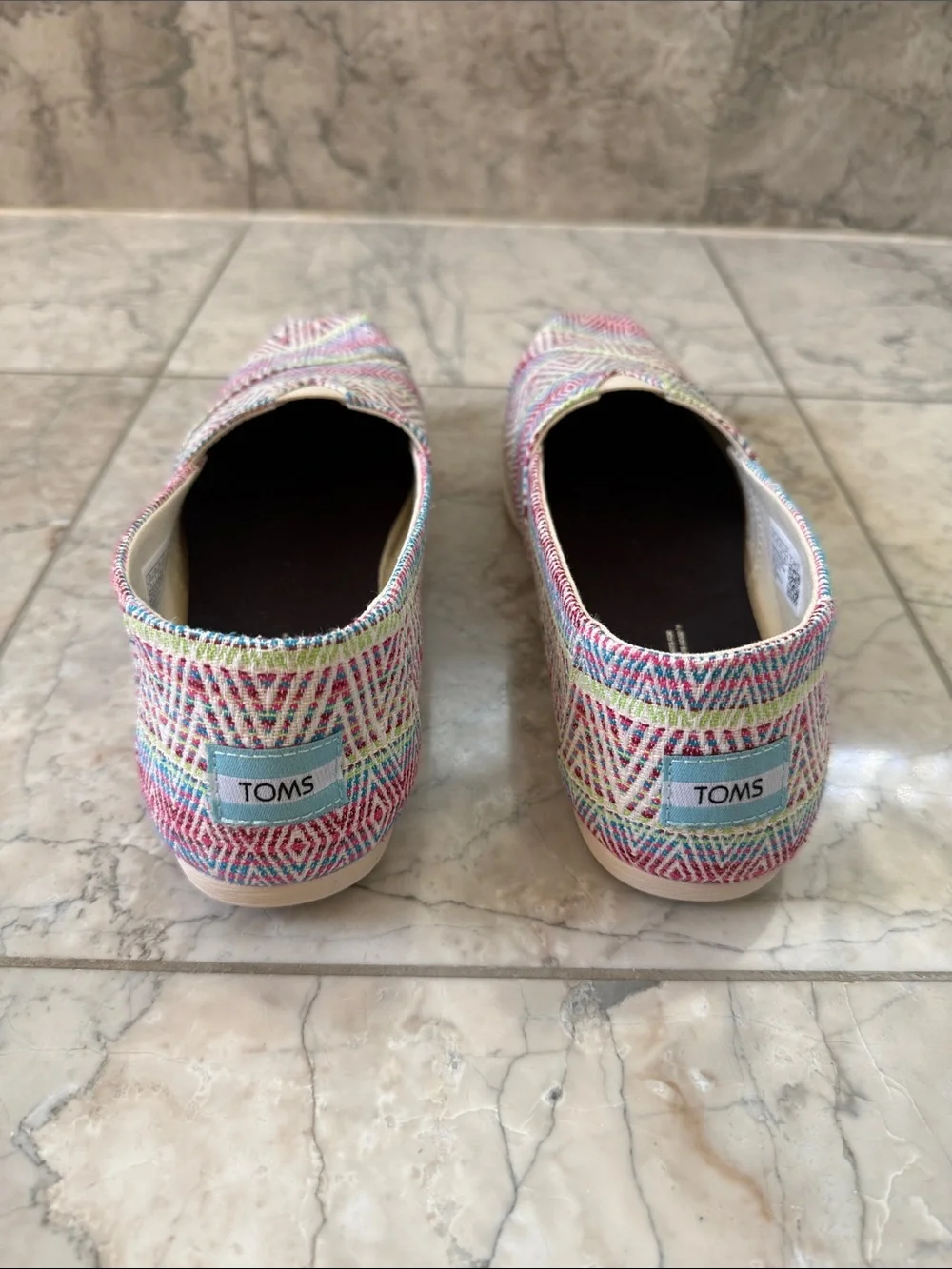 TOMS Alpargata Women’s Slip-On Shoes NIB Multicolor Size 9